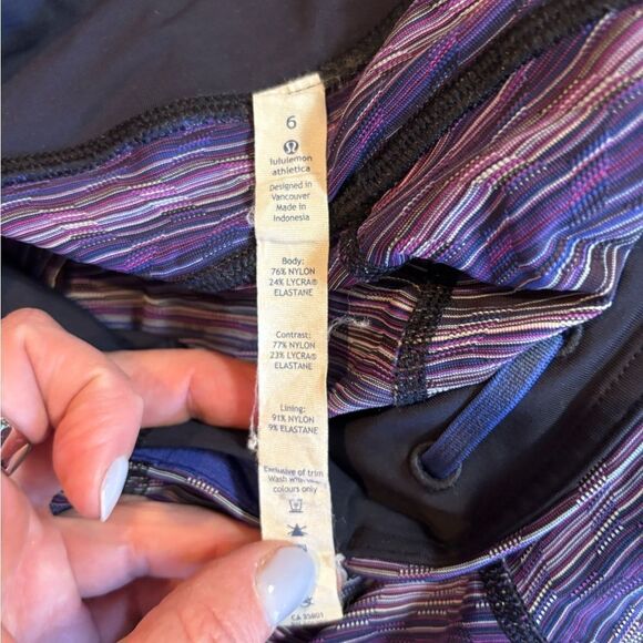 Lululemon Speed Tight IVSpace Dye Twist Ultra
Violet Multi Size 6 Leggings - Picture 5 of 6